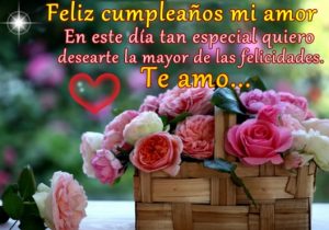 Tarjetas de cumpleaños para mi amor