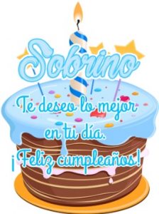 Frases y mensajes de cumpleaños para mi sobrino