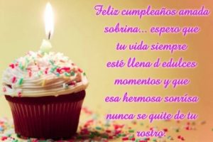 Mensajes de feliz cumpleaños querida sobrina