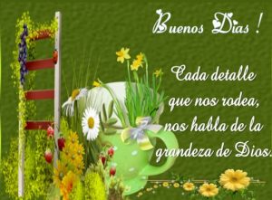Saludos de buenos días