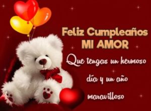 Felicitaciones para el cumpleaños de una enamorada