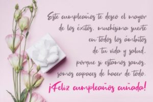 Imágenes y frases de cumpleaños para mi cuñada