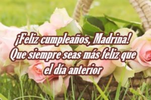 Palabras de cumpleaños para una madrina