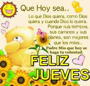 Buscar mensajes de feliz jueves con frases de Dios