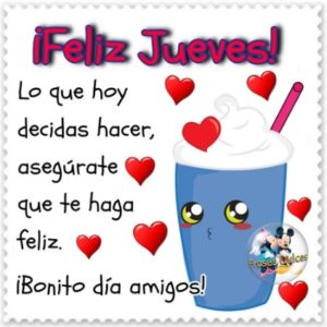 Frases de feliz jueves bendiciones