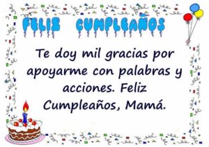 Las Más Bellas Dedicatorias de Feliz Cumpleaños para Mamá