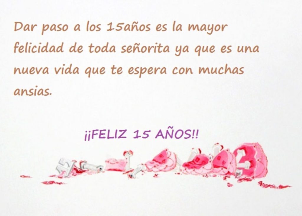 Frases para 15 años originales