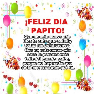 Imágenes de cumpleaños para mi papá con frases bonitas