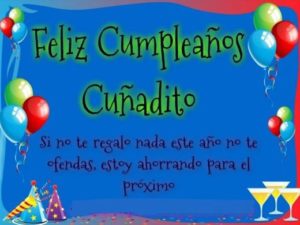 Feliz cumpleaños cuñado querido