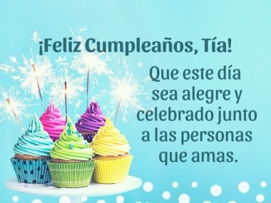 Dulces Frases de Cumpleaños para una Tía